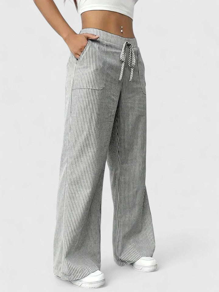 Kronberg & Söhne | Bequeme Weite Hose mit Eleganten Details