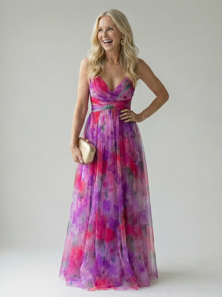 Kronberg & Söhne | Weiches Wickel-Maxikleid