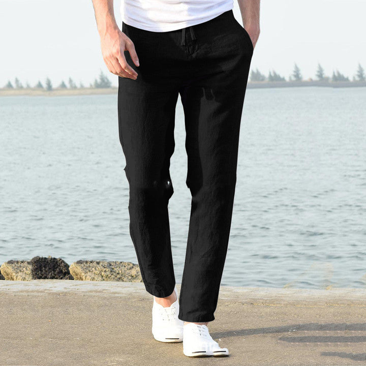 Kronberg & Söhne | Herren Freizeithose mit elastischem Bund – Bequeme und stilvolle Stoffhose für Alltag und Urlaub