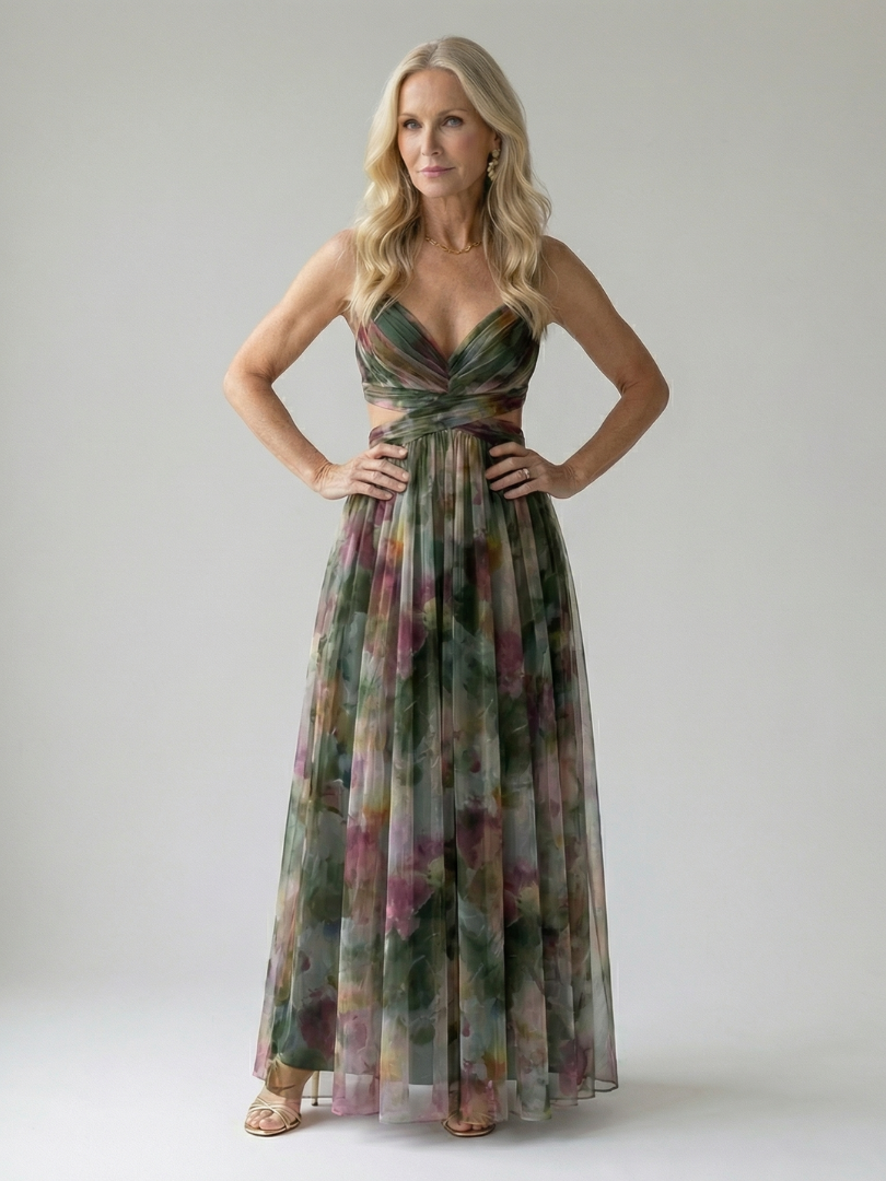 Kronberg & Söhne | Weiches Wickel-Maxikleid