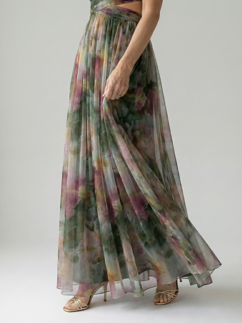 Kronberg & Söhne | Weiches Wickel-Maxikleid