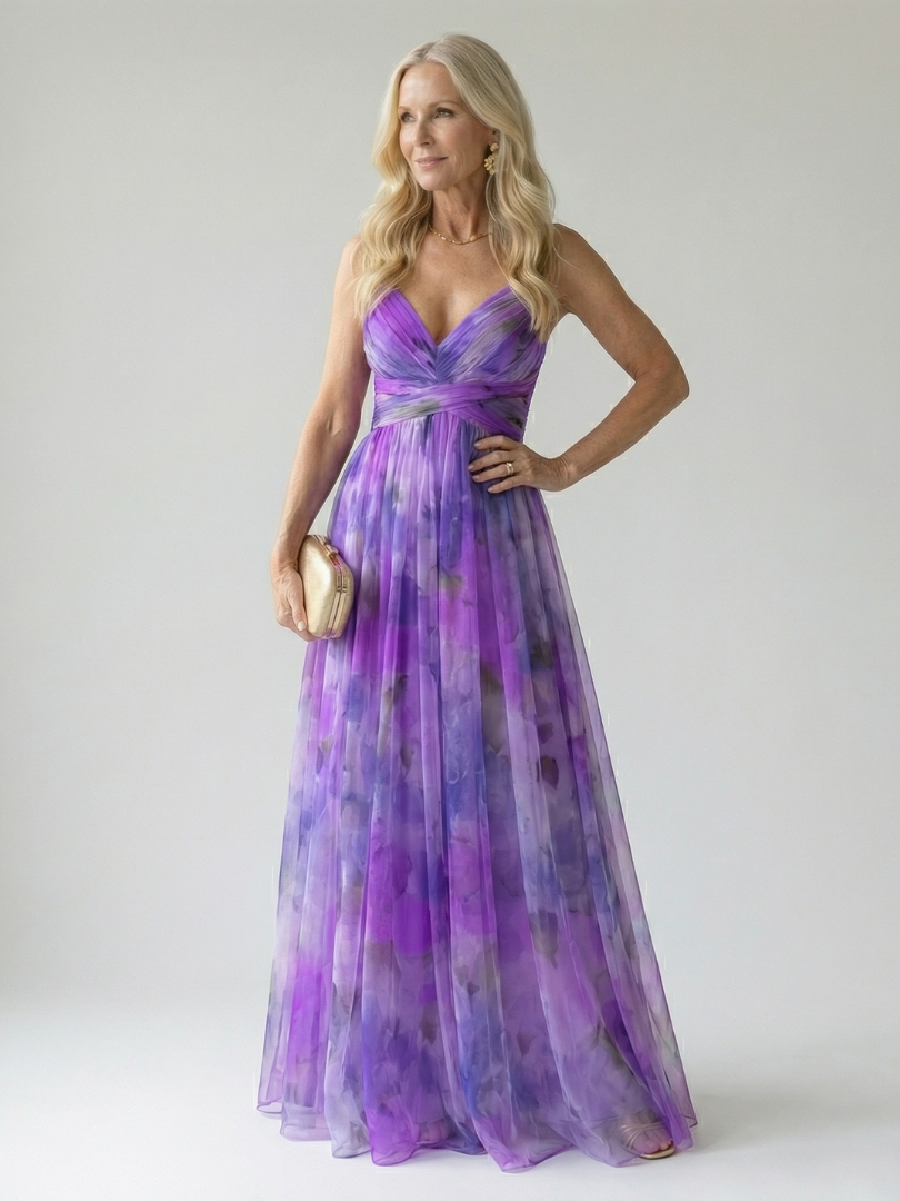 Kronberg & Söhne | Weiches Wickel-Maxikleid