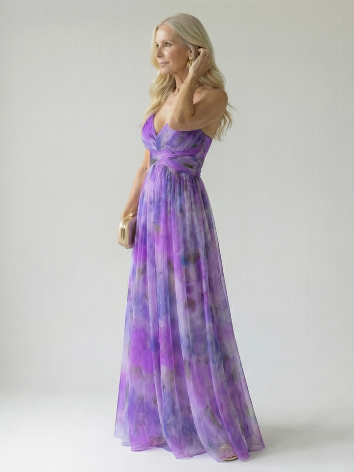 Kronberg & Söhne | Weiches Wickel-Maxikleid