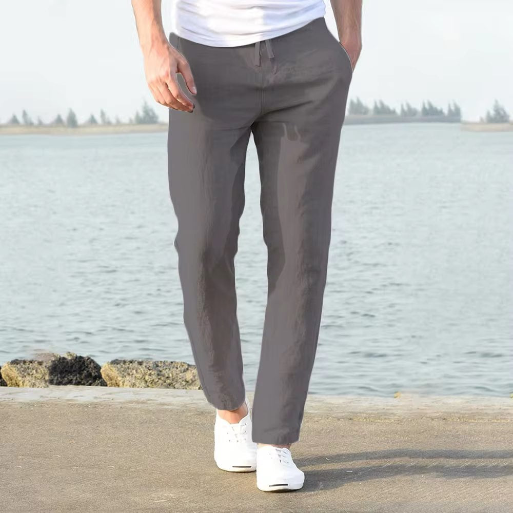 Kronberg & Söhne | Herren Freizeithose mit elastischem Bund – Bequeme und stilvolle Stoffhose für Alltag und Urlaub