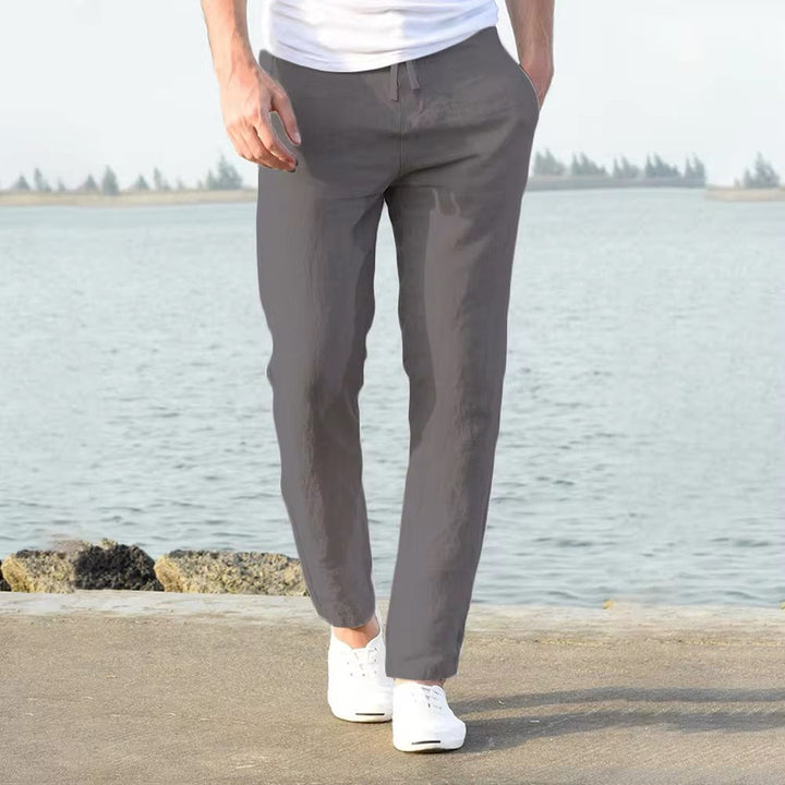 Kronberg & Söhne | Herren Freizeithose mit elastischem Bund – Bequeme und stilvolle Stoffhose für Alltag und Urlaub