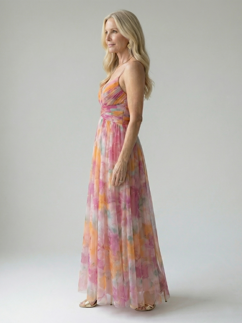Kronberg & Söhne | Weiches Wickel-Maxikleid