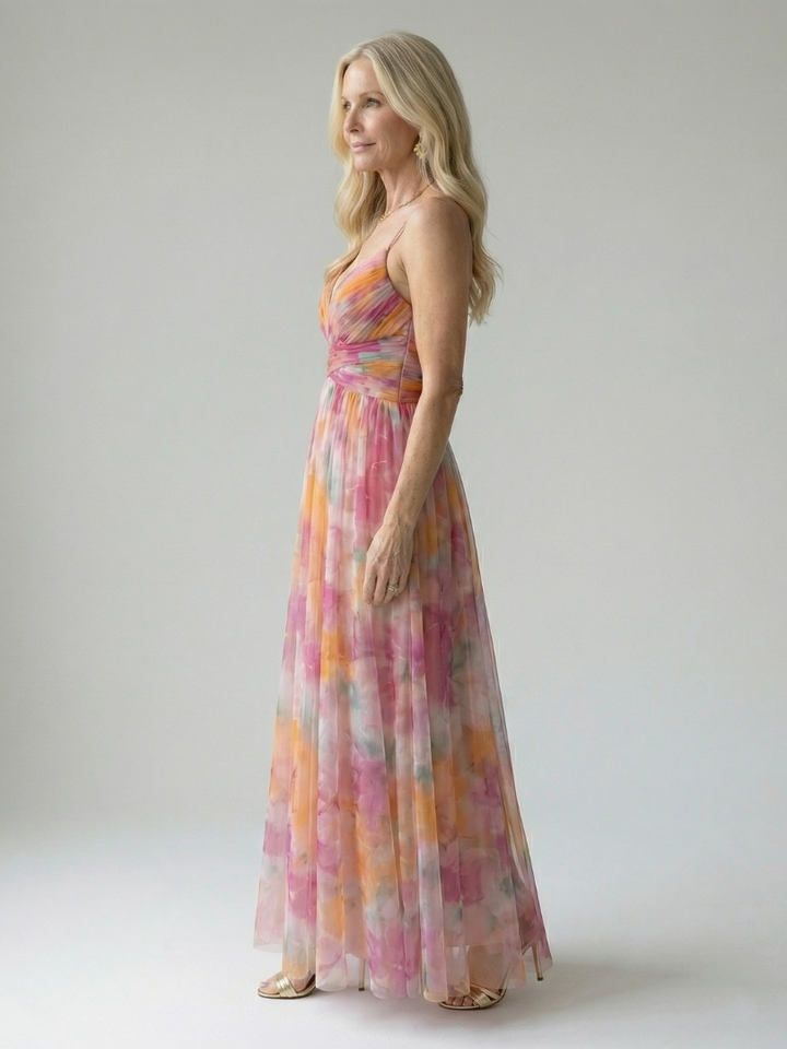 Kronberg & Söhne | Weiches Wickel-Maxikleid