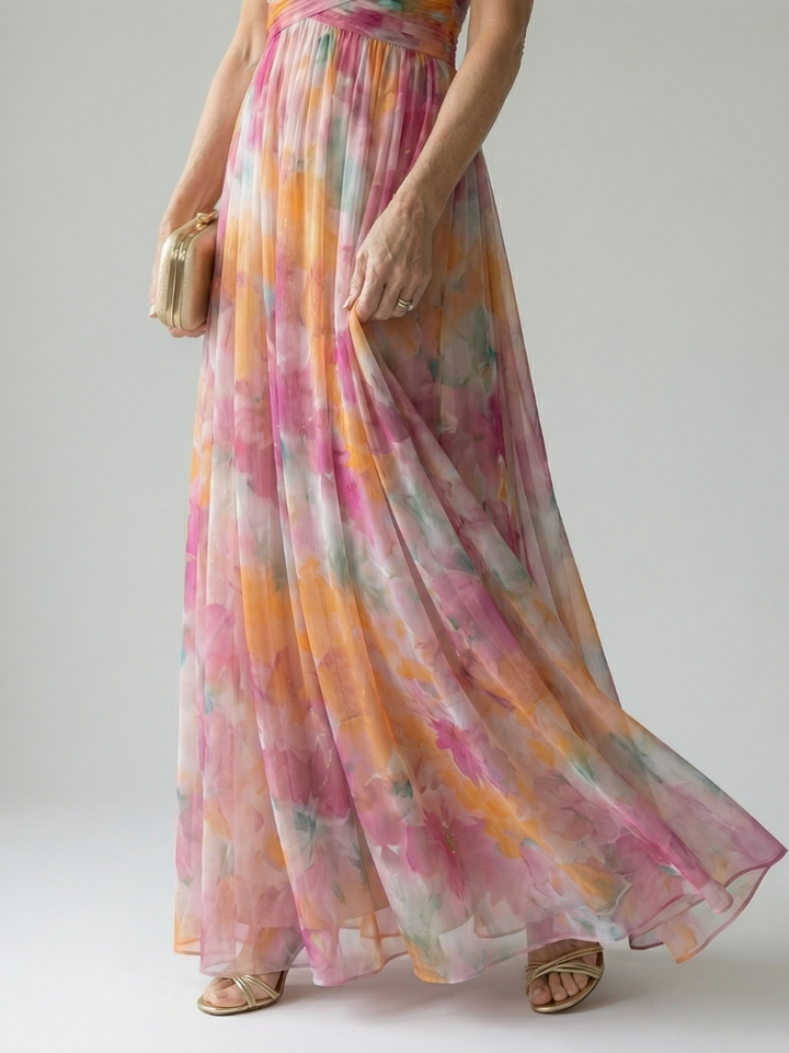 Kronberg & Söhne | Weiches Wickel-Maxikleid