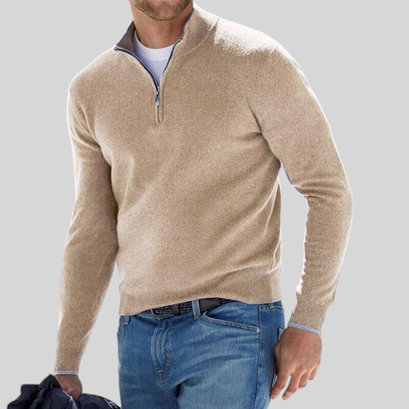Kronberg & Söhne | Warmer Pullover mit Reißverschluss