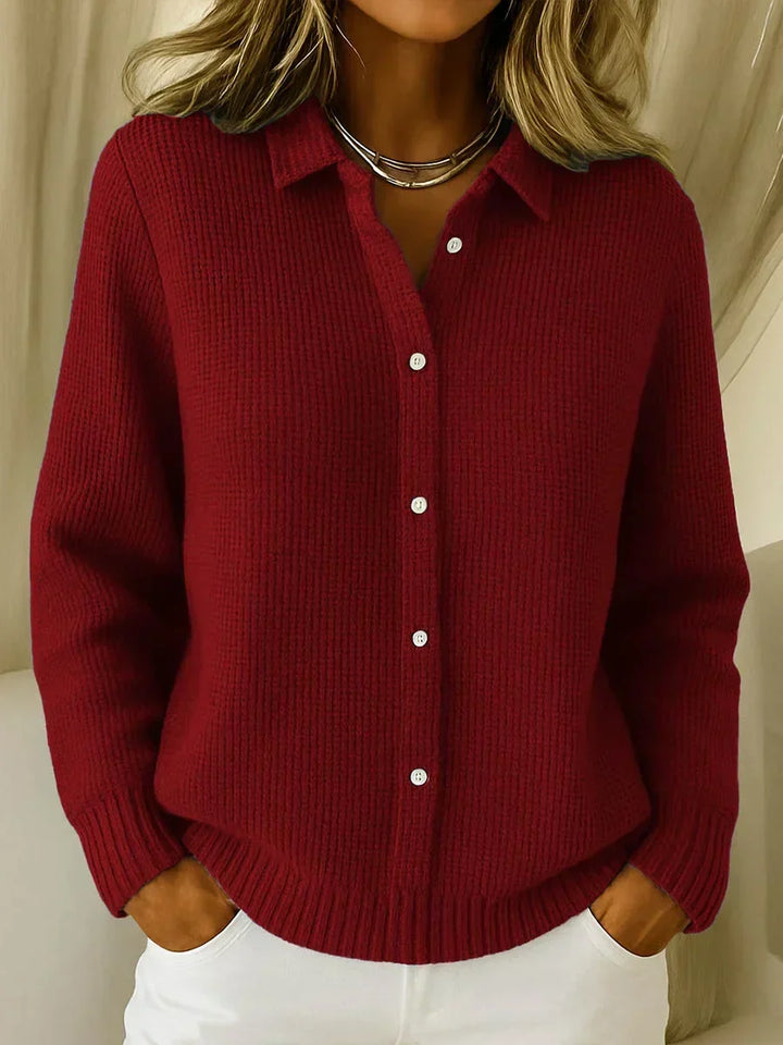 Kronberg & Söhne | Strukturierte Strickjacke mit Knöpfen