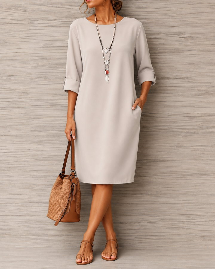 Kronberg & Söhne | Bauchkaschierendes Midikleid