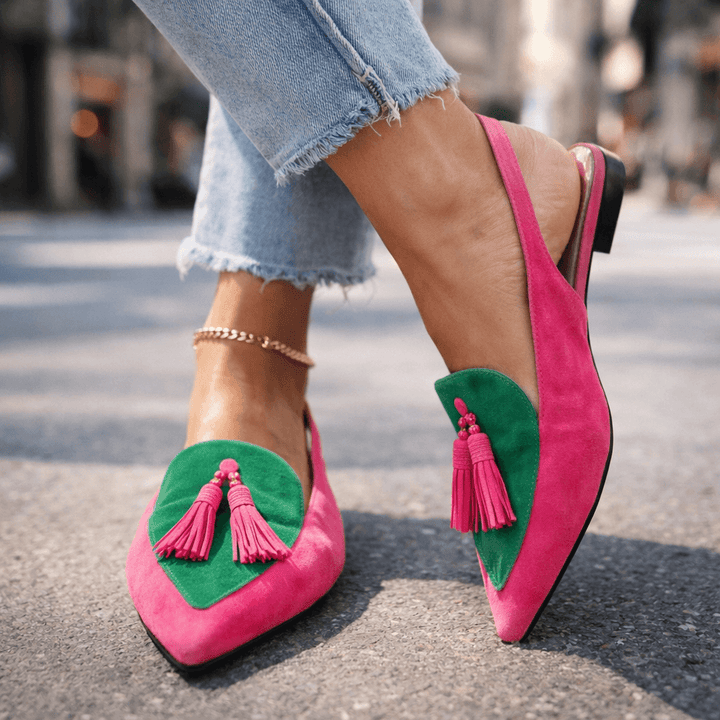 Kronberg & Söhne | Sandalen mit Riemen und Quasten