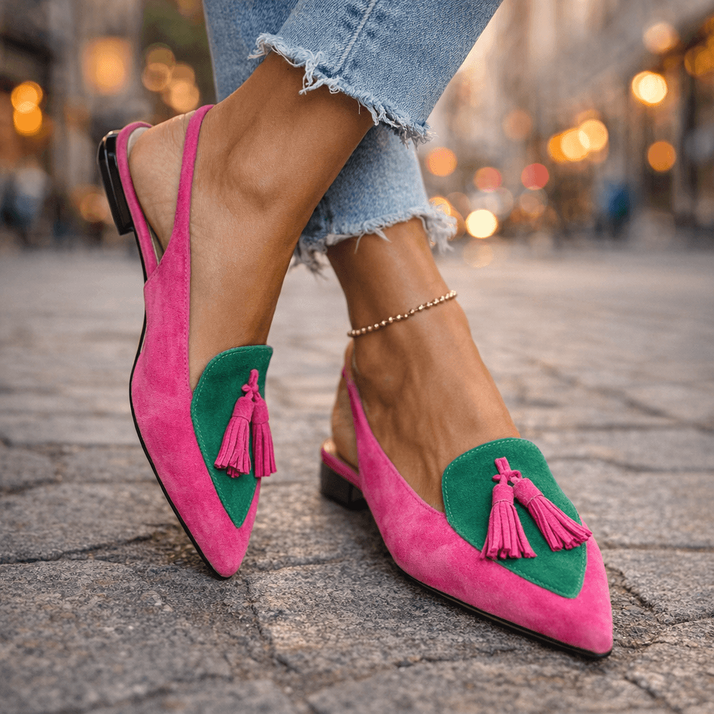 Kronberg & Söhne | Sandalen mit Riemen und Quasten