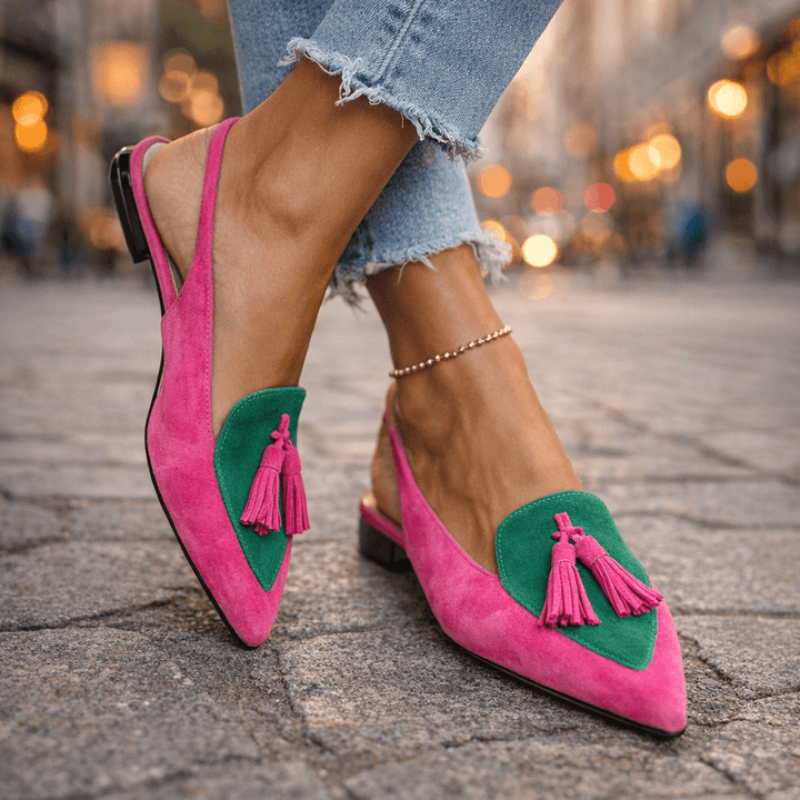 Kronberg & Söhne | Sandalen mit Riemen und Quasten