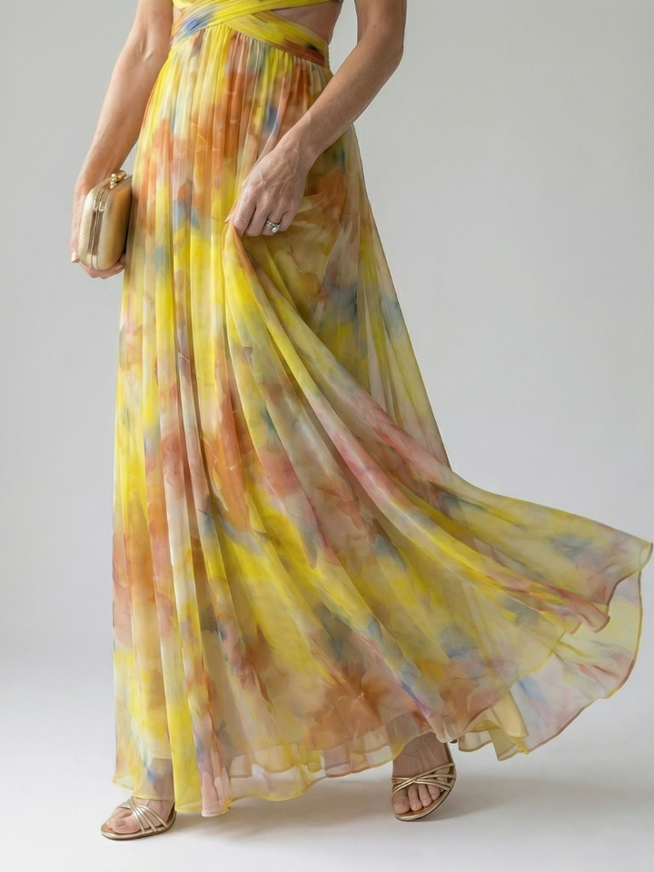 Kronberg & Söhne | Weiches Wickel-Maxikleid