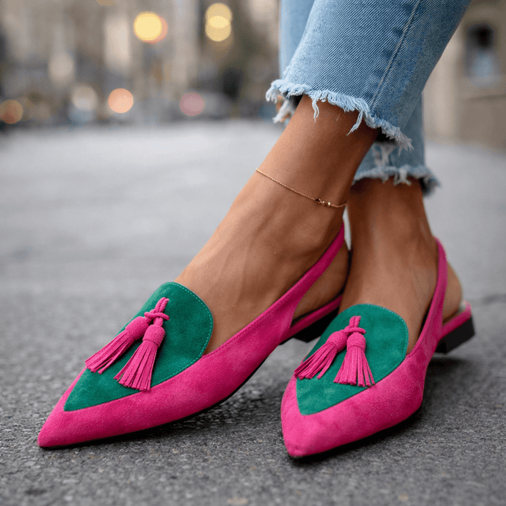Kronberg & Söhne | Sandalen mit Riemen und Quasten