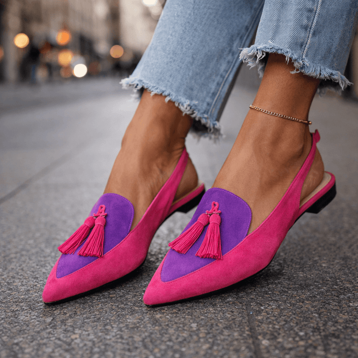 Kronberg & Söhne | Sandalen mit Riemen und Quasten