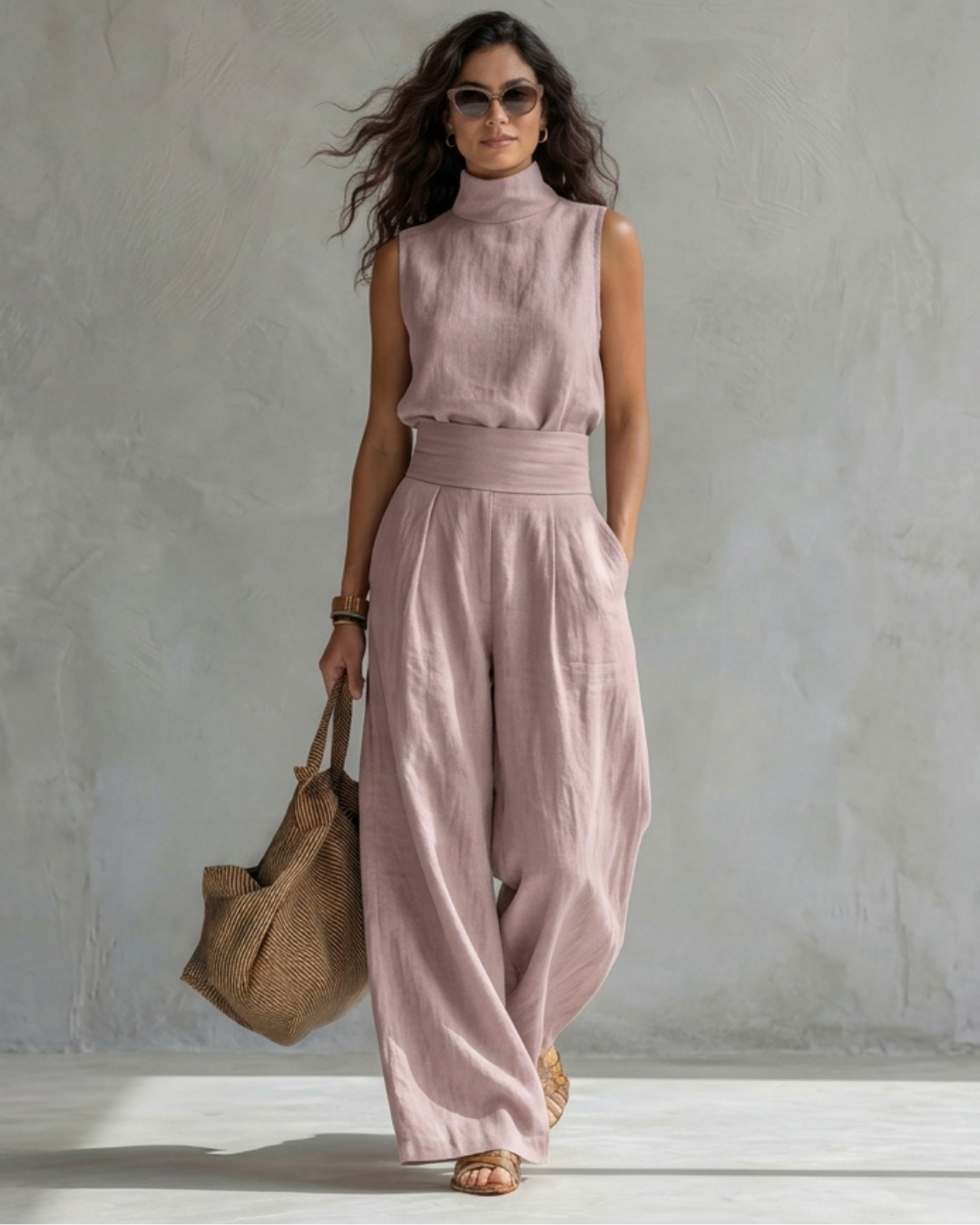 Kronberg & Söhne | Elegantes Set aus weiter Hose und Top