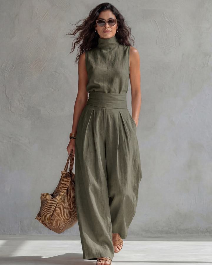 Kronberg & Söhne | Elegantes Set aus weiter Hose und Top
