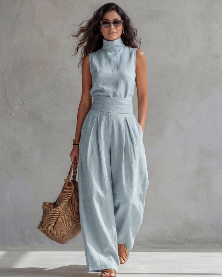 Kronberg & Söhne | Elegantes Set aus weiter Hose und Top