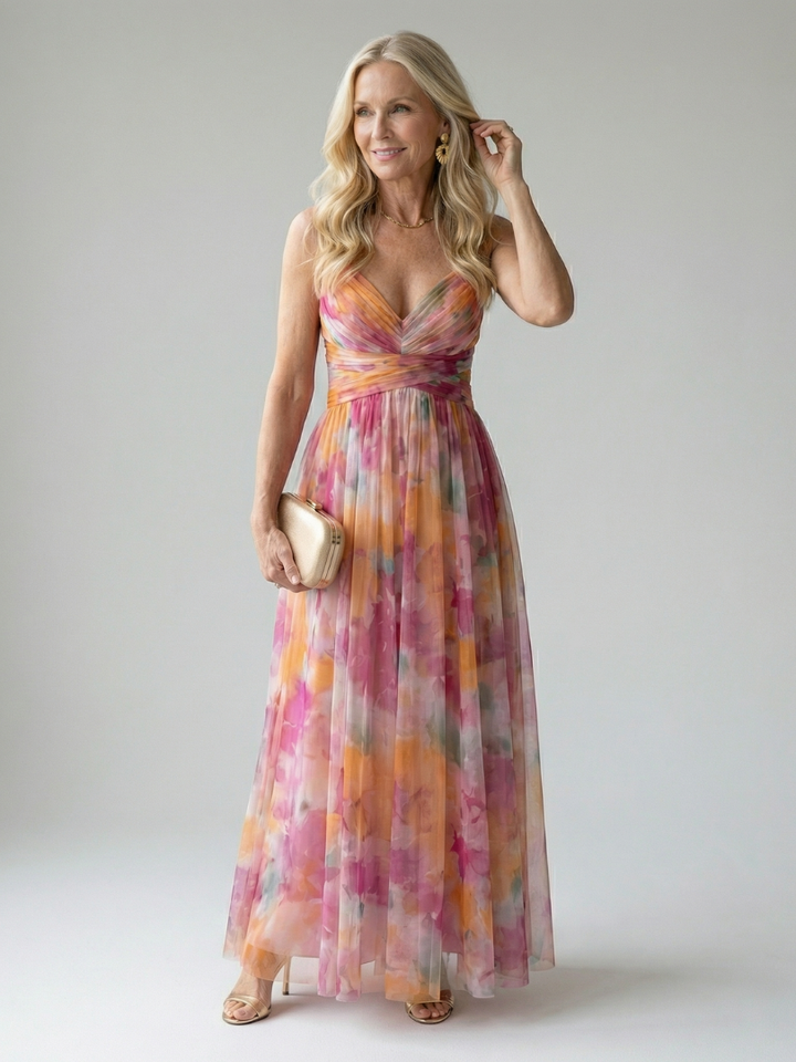 Kronberg & Söhne | Weiches Wickel-Maxikleid