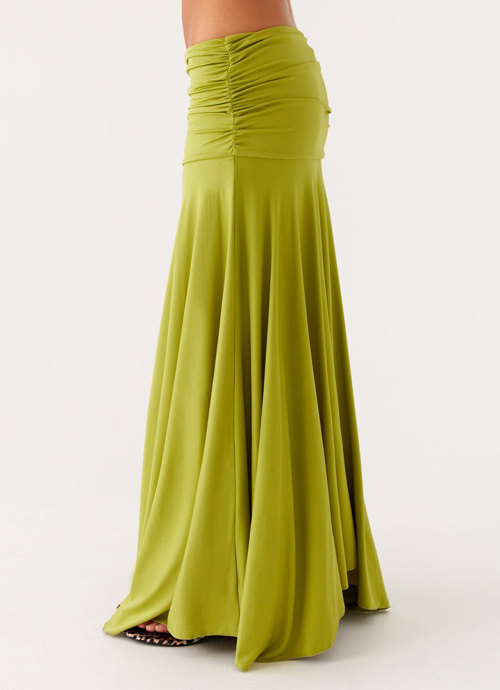 Kronberg & Söhne | Maxikleid aus gerafftem Satin