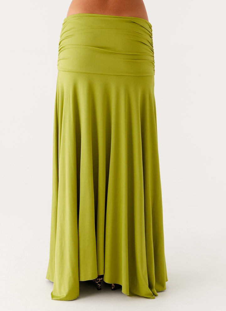 Kronberg & Söhne | Maxikleid aus gerafftem Satin