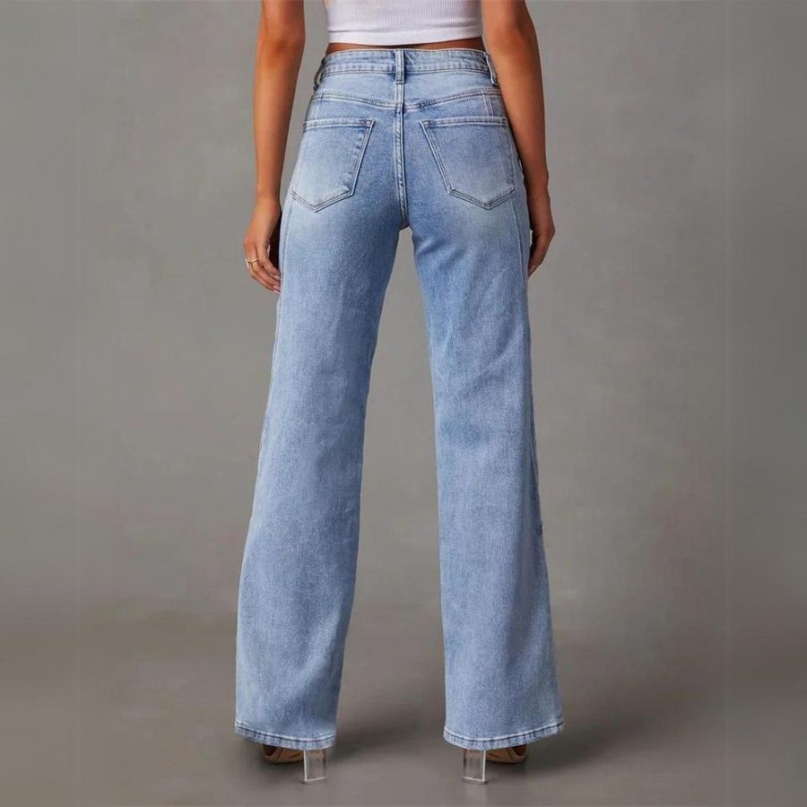 Kronberg & Söhne | WEITE JEANS MIT HOHER TAILLE