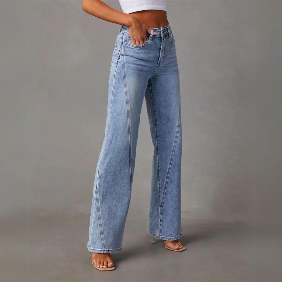 Kronberg & Söhne | WEITE JEANS MIT HOHER TAILLE