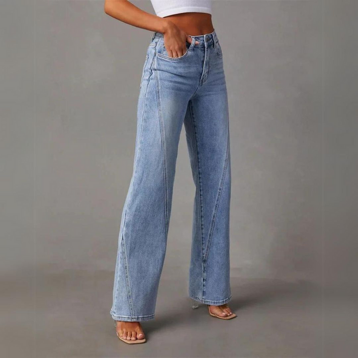 Kronberg & Söhne | WEITE JEANS MIT HOHER TAILLE