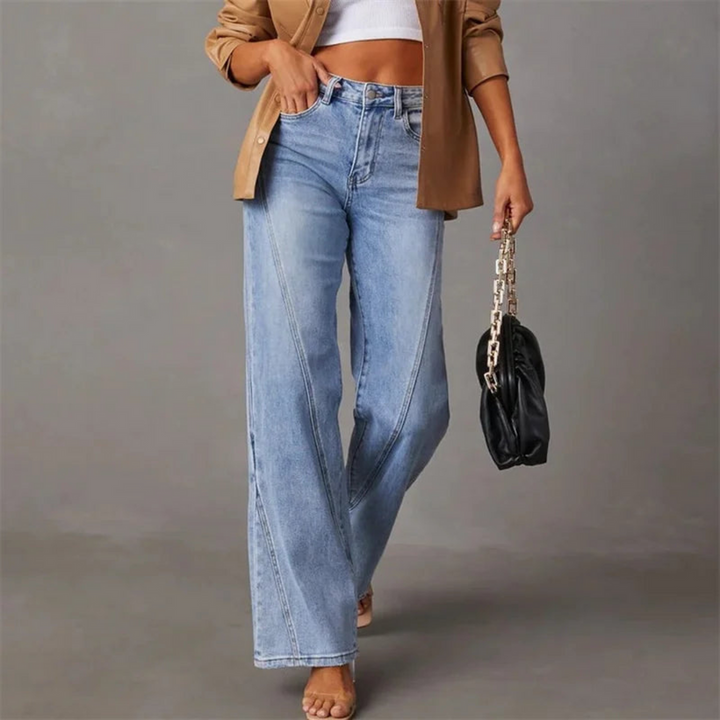 Kronberg & Söhne | WEITE JEANS MIT HOHER TAILLE