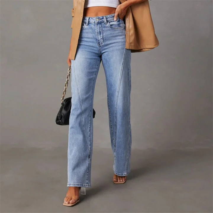 Kronberg & Söhne | WEITE JEANS MIT HOHER TAILLE