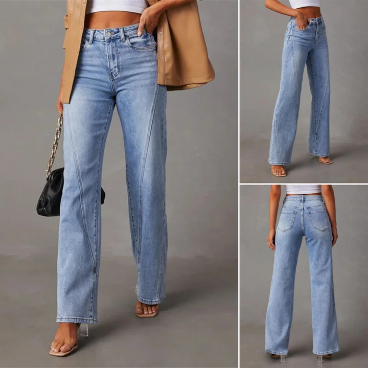 Kronberg & Söhne | WEITE JEANS MIT HOHER TAILLE
