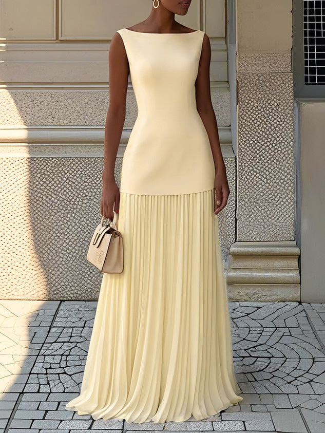 Kronberg & Söhne | Plissiertes Maxikleid