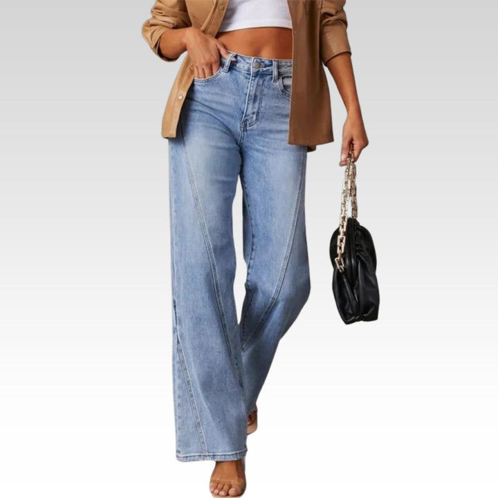 Kronberg & Söhne | WEITE JEANS MIT HOHER TAILLE