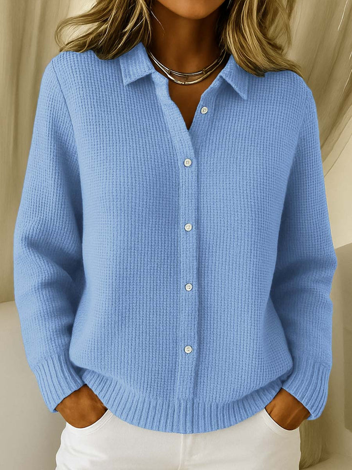 Kronberg & Söhne | Strukturierte Strickjacke mit Knöpfen