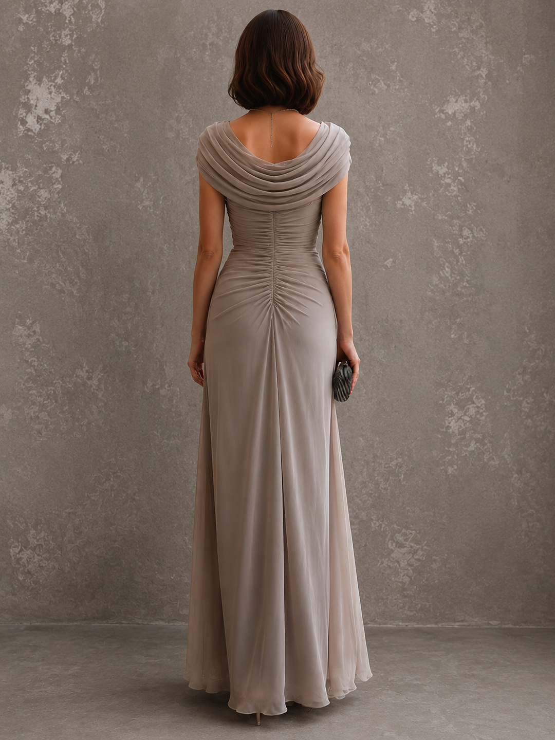 Kronberg & Söhne | Gedrapiertes Maxikleid