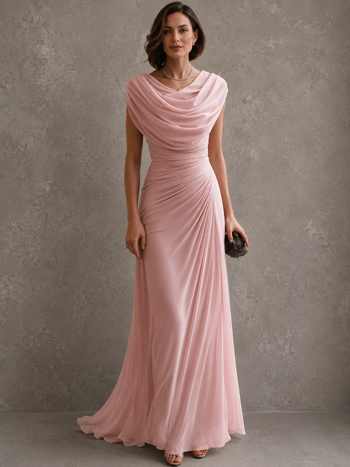 Kronberg & Söhne | Gedrapiertes Maxikleid