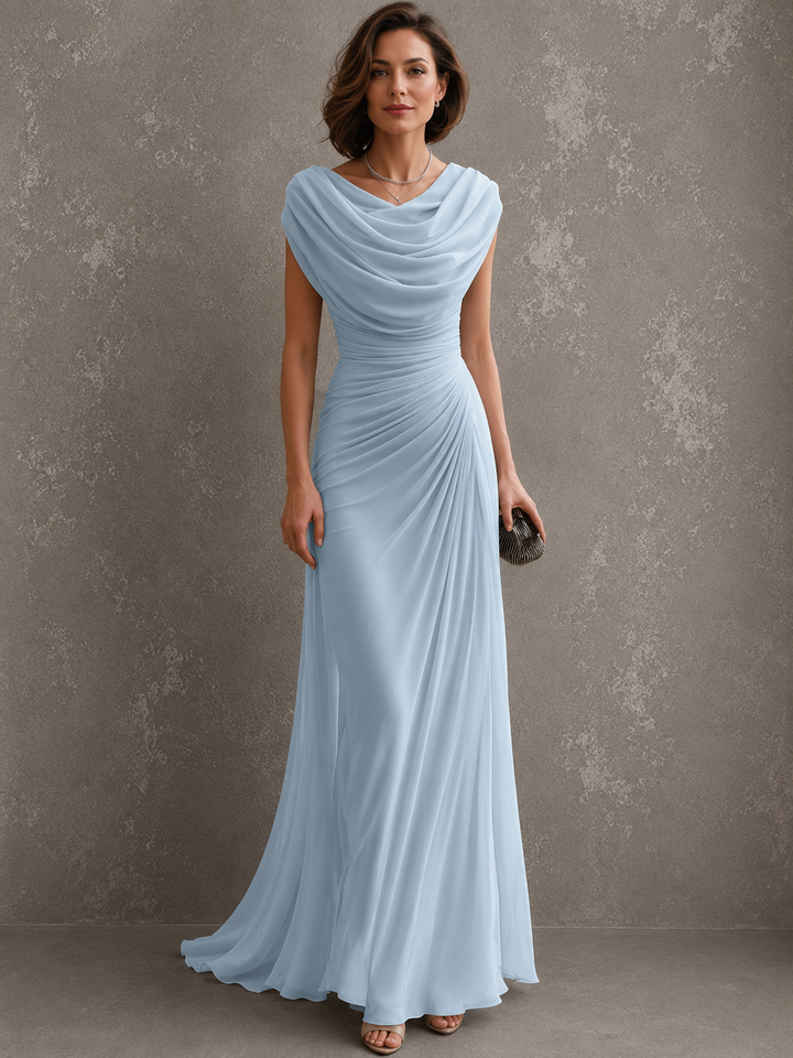 Kronberg & Söhne | Gedrapiertes Maxikleid