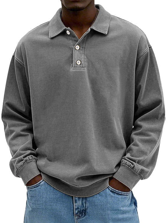 Kronberg & Söhne | Lässiges langärmeliges Herren-Polo