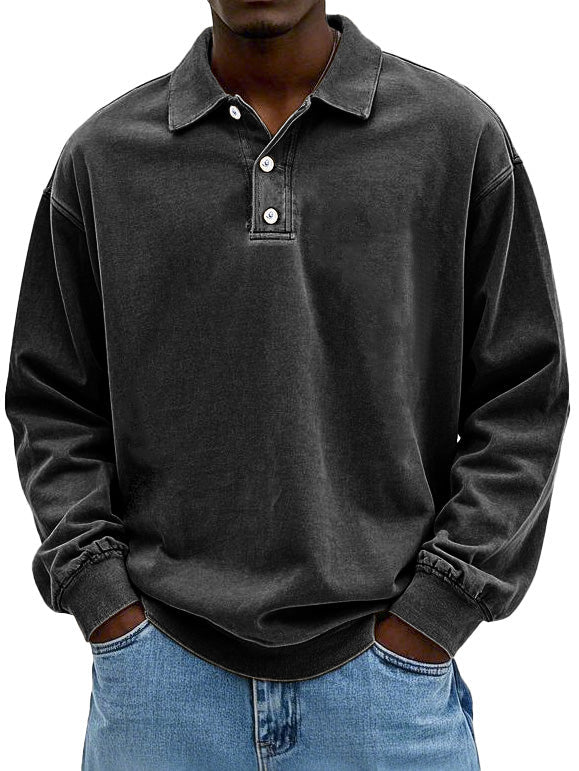 Kronberg & Söhne | Lässiges langärmeliges Herren-Polo