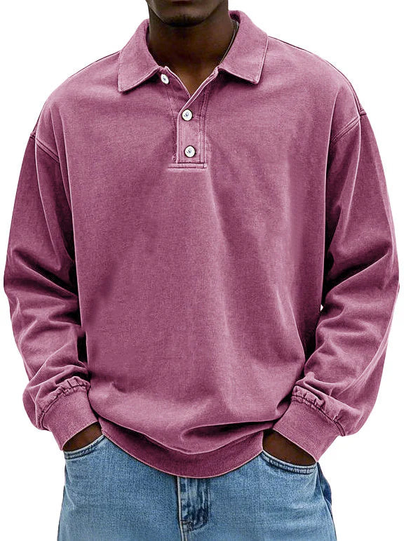 Kronberg & Söhne | Lässiges langärmeliges Herren-Polo